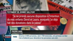 Johnny Hallyday l'a écrit dans son testament: "Je ne prends aucune disposition pour David et Laura, à qui j'ai déjà fait des donations dans le passé