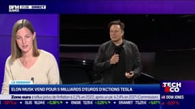 Elon Musk vend pour 5 milliards d'euros d'actions Tesla - 11/11