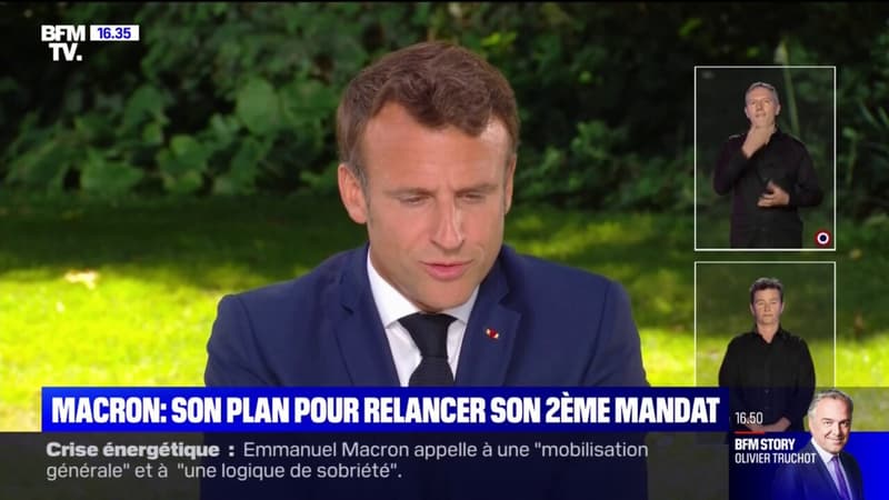 Le plan d'Emmanuel Macron pour relancer son second mandat