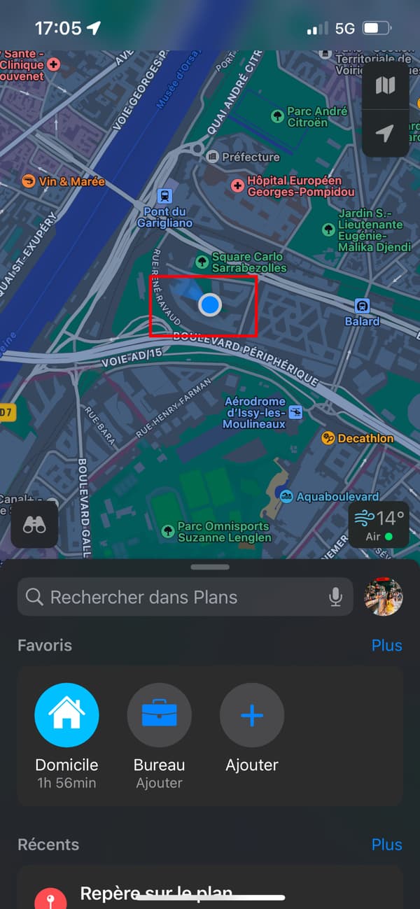 Map De Point Position