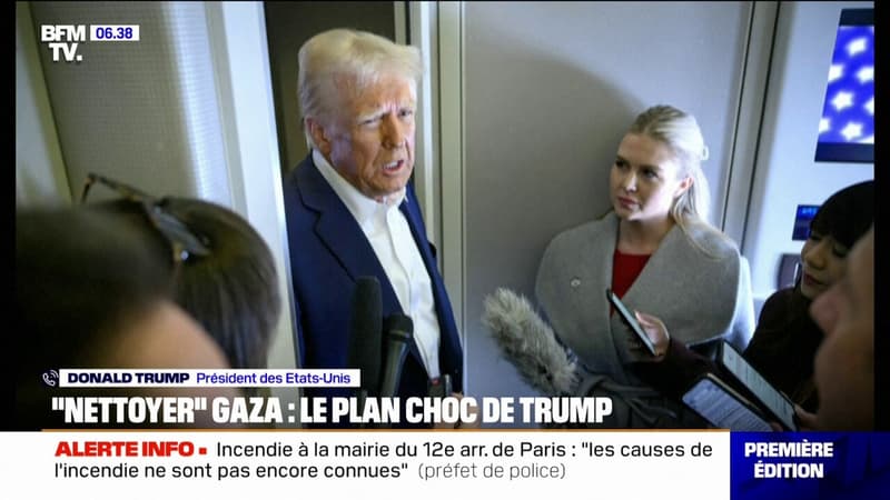 Gaza: Donald Trump parle d'un site de démolition et indique qu'il souhaite faire le ménage là-dedans