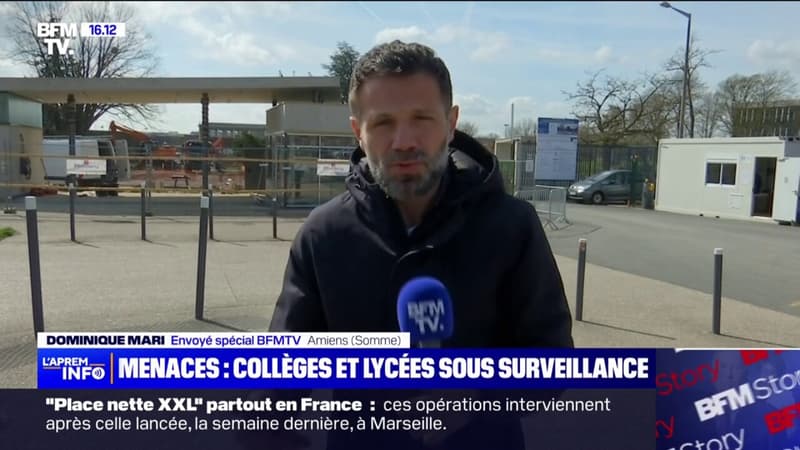 Amiens: des collèges et des lycées sous surveillance suite à des menaces d'attentats
