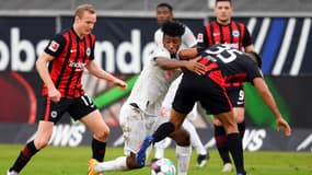 Kinglsey Coman lors de la défaite du Bayern à Francfort