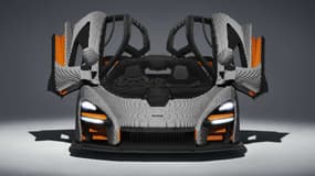Cette McLaren a nécessité 5.000 heures de travail, soit autant que pour assembler 9 véritables McLaren Senna.