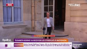 Elisabeth Borne va recevoir les syndicats à Matignon