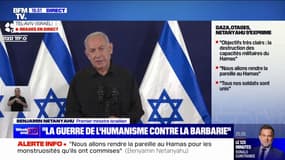 Benjamin Netanyahu: "La guerre dans la bande de Gaza sera longue et difficile. Nous y sommes prêts"