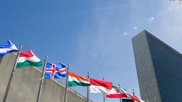 Le siège de l'ONU, à New York.