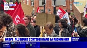 Mouvement de grève national: des manifestations à Lille et Calais 