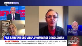 Hommage de Goldman: "Il apparaît peu mais quand il apparaît, ça a d'autant plus de force", témoigne Michèle Laroque