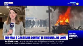 1er mai : 8 casseurs devant le tribunal de Lyon