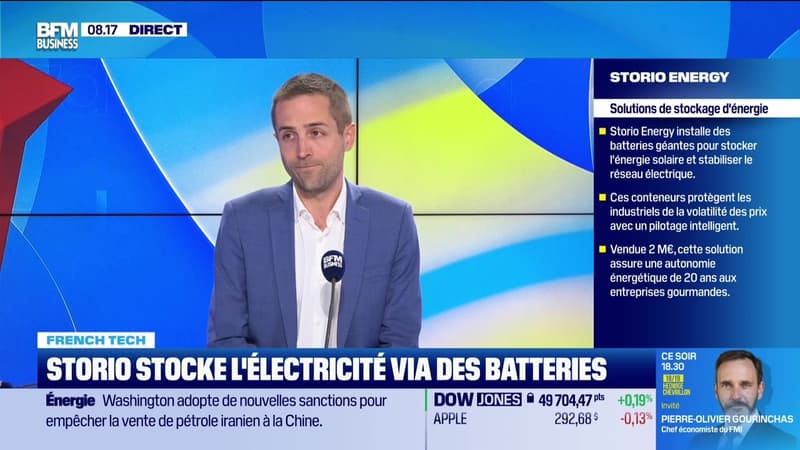 French Tech : Storio Energy, solution de stockage d'énergie - 12/05