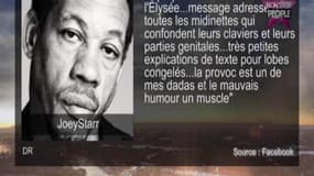 JoeyStarr : son dîner avec François Hollande fait polémique