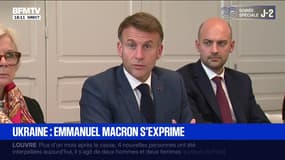 Guerre en Ukraine: "Il faut continuer les discussions de paix", affirme Emmanuel Macron