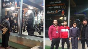 Le jeune réfugié syrien s'est vu offrir un abonnement à vie dans la salle de sport 