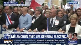 General Electric: Jean-Luc Mélenchon en tête du cortège à Belfort