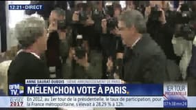 Jean-Luc Mélenchon a voté à Paris