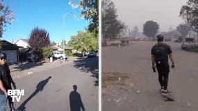 Californie : ils filment Santa Rosa avant et après les incendies