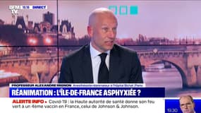 Pour le Pr Alexandre Mignon, "l'hôpital en Île-de-France est quasiment en situation de rupture"