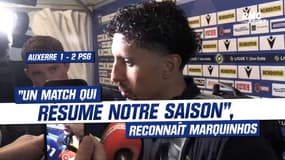 Auxerre 1-2 PSG : "Un match qui résume notre saison", reconnaît Marquinhos