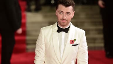 Sam Smith, à l'avan-première de 007 Spectre, le 26 octobre 2015.