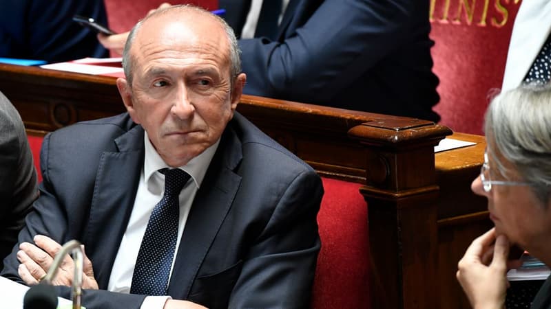 Gérard Collomb le 24 juillet 2018 à l'Assemblée nationale. 