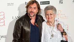 Pilar Bardem et Javier Bardem à Madrid en 2015