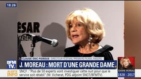 Jeanne Moreau "a passé ces 10 dernières années de sa vie à venir dans un festival consacré aux jeunes cinéastes", Claude-Éric Poiroux