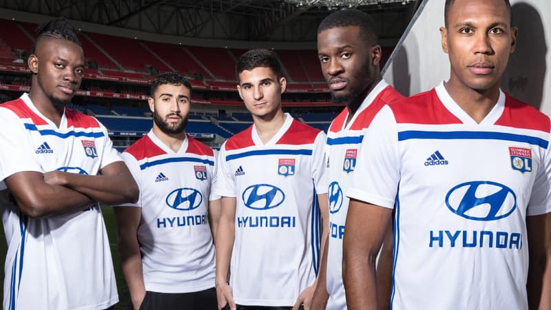 Le nouveau maillot de l'OL