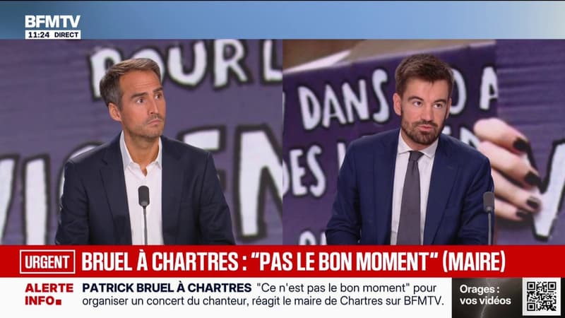 Concert de Patrick Bruel: "Il y a un malaise à Chartres sur ce sujet avec une grande peur que ça dégénère", assure le maire de la commune