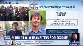 Hulot au gouvernement: "Prise de guerre ou réorientation du quinquennat ?", demande Bayou (EELV)