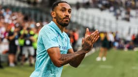 Pierre-Emerick Aubameyang avec l'OM, le 2 août 2023