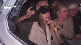 La Franco-Israélienne Mia Schem, ex-otage du Hamas, avec sa famille lors de son retour à Shoham, en Israël, le 5 décembre 2023.
