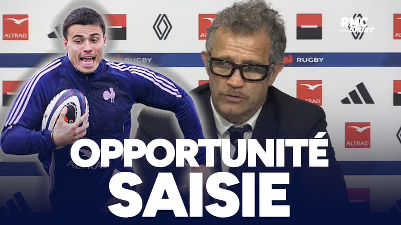 France 33-8 Italie : "Il méritait son opportunité" assure Galthié après la première réussie de Dréan