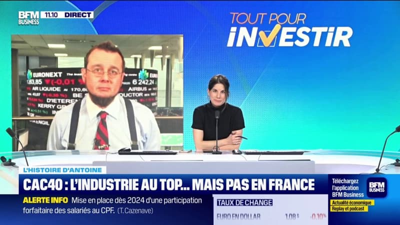 Cac40 : l'industrie au top...mais pas en France