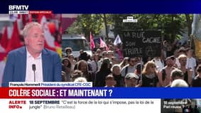 Nouvelles mobilisations syndicales: "Ça dépend aussi beaucoup de la réponse du Premier ministre", déclare François Hommeril (CFE-CGC)