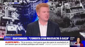 Comparaison de Lula entre Gaza et la Shoah: "Je supporte qu'on fasse preuve d'un peu moins de nuance", affirme Adrien Quatennens (LFI)