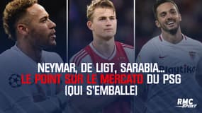 Neymar, De Ligt, Sarabia... Le point sur le mercato du PSG qui s'emballe