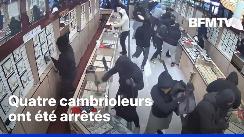 En seulement 70 secondes, ces cambrioleurs ont dérobé 1,7 million de dollars de bijoux