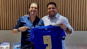  Sergio Santos Rodrigues président de Cruzeiro en compagnie de Ronaldo, nouveau propriétaire