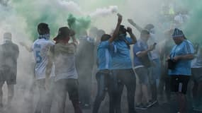 Des supporters de l'OM