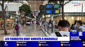 Marseille: de nombreux touristes arrivés à la gare