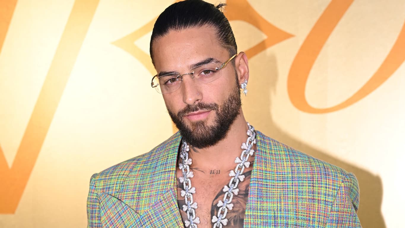 Maluma au show Louis Vuitton Homme SS24