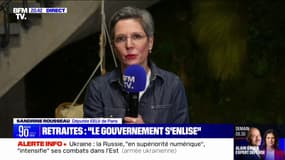 Pour Sandrine Rousseau, c'est la mobilisation contre la réforme des retraites "qui va faire la différence" 