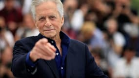 L'acteur américain Michael Douglas, à qui sera remis une Palme d'honneur pour l'ensemble de sa carrière, à Cannes le 16 mai 2023