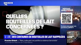 Quelles bouteilles de lait sont concernées par un rappel? BFMTV répond à vos questions