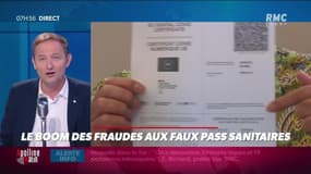 Frédéric Brindelle : Le boom des fraudes aux faux pass sanitaires - 17/08