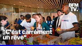 "On nous a vraiment gâté »: une distribution alimentaire en présence des joueurs du PSG s’est déroulée ce samedi au Parc des Princes 