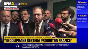 Antoine Armand : "Le Doliprane continuera a être produit en France"