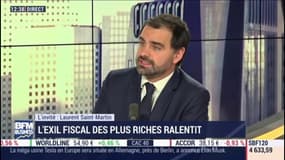 "Quand il y a moins d'exilés fiscaux, il y a plus d'investissements dans notre pays", assure Laurent Saint-Martin (LREM)