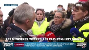 "Le plafond de mon bureau s'effondre": la phrase de François de Rugy interpellé par des gilets jaunes